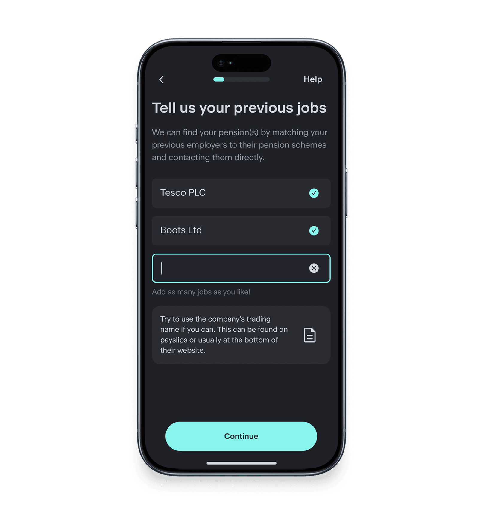 Pension Tracing